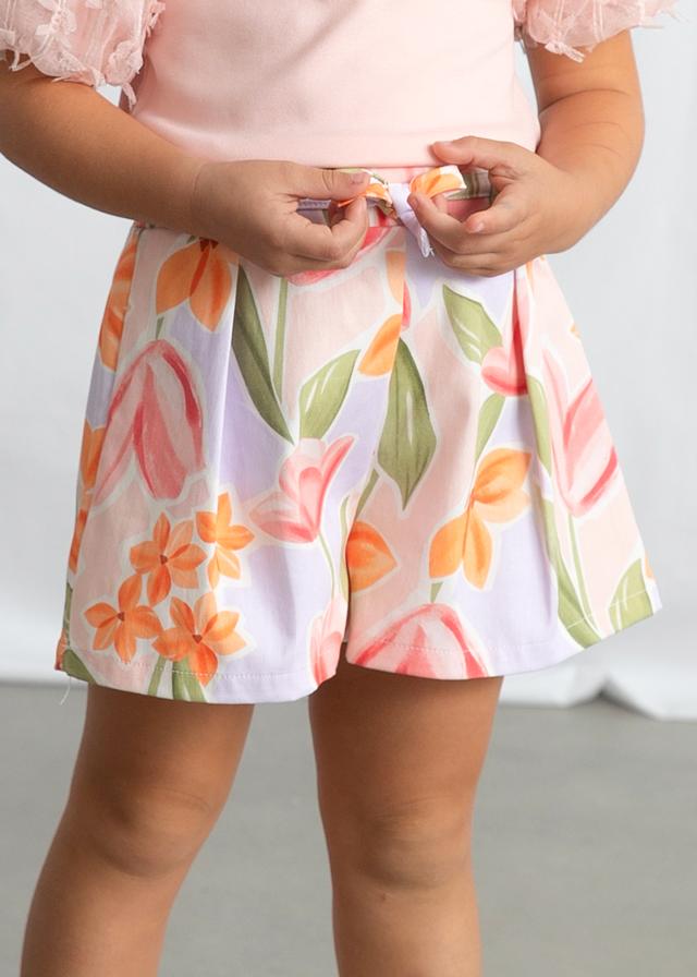 Gonna pantalone con pieghe pantalone bambina 