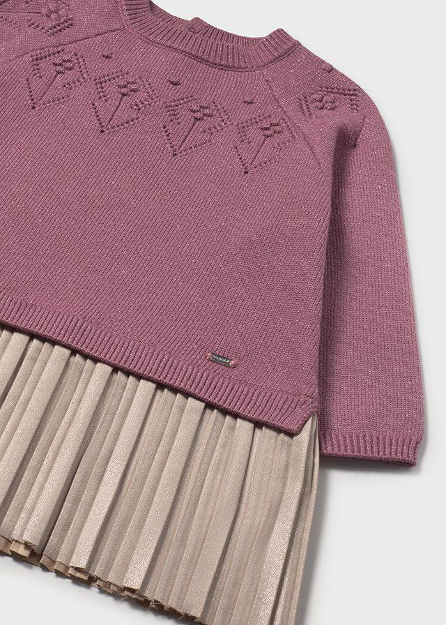 Vestito combinato tricot neonata Mayoral 