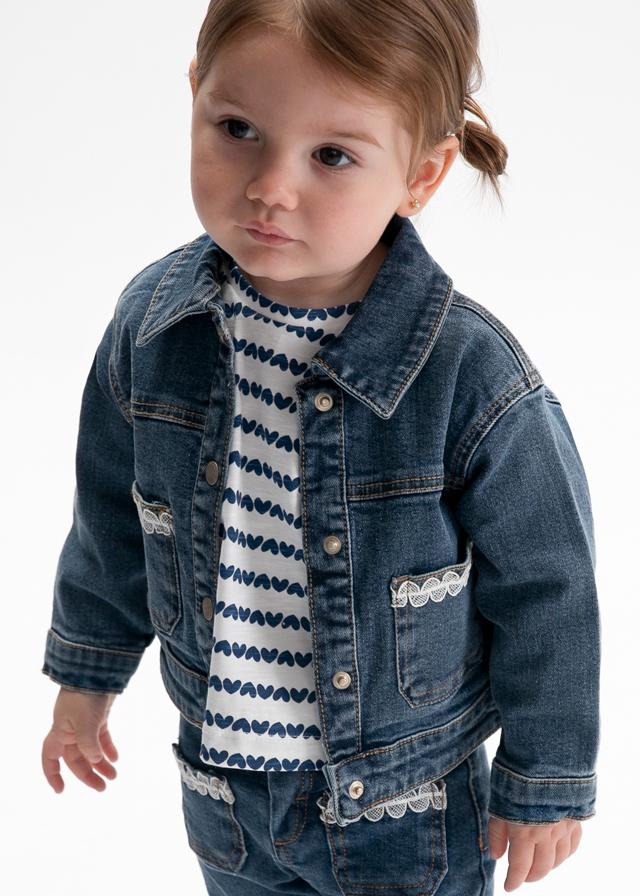 Giubbotto jeans neonata 