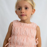 Completo fondo ampio ricamato bambina 