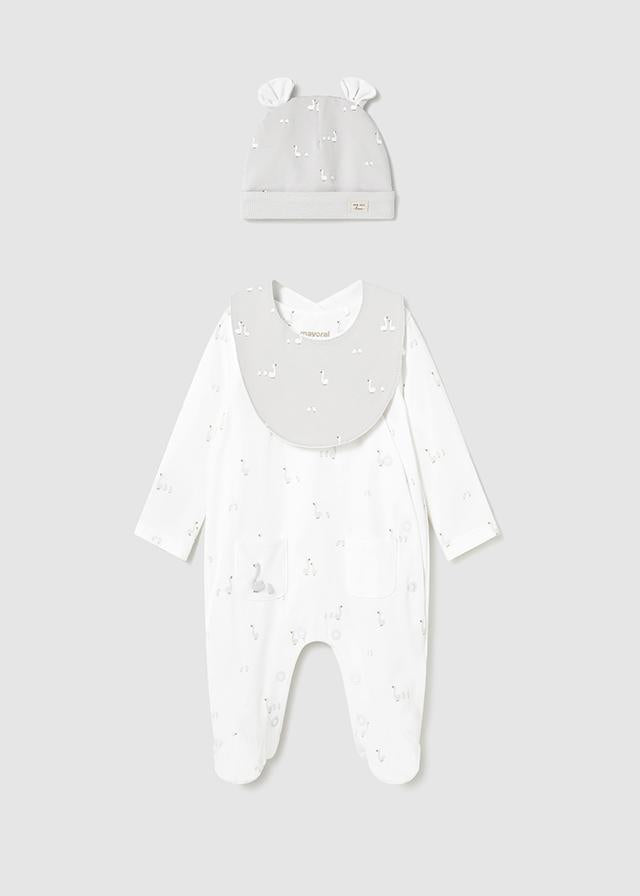 Set regalo pigiama lungo neonato 