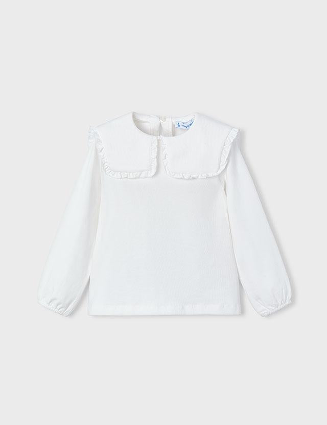 Blusa collo volant neonata Mayoral 