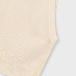 Top con collo all'americana bambina 