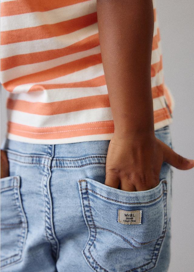 Bermuda jogger jeans bambino 