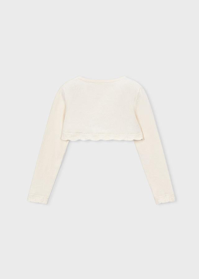 Cardigan tricot basic bambina 