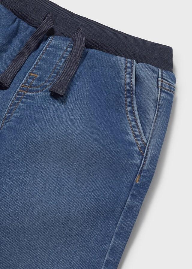 Pantalone jeans con cintura elasticizzata neonato 