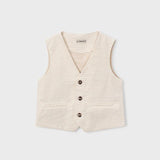 Gilet in lino bambino 