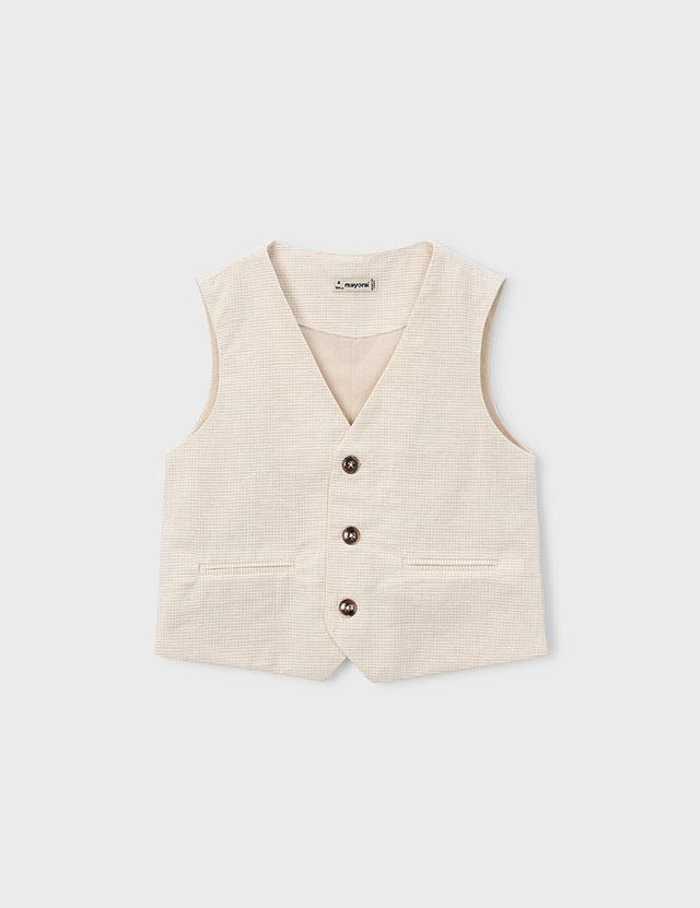 Gilet in lino bambino 