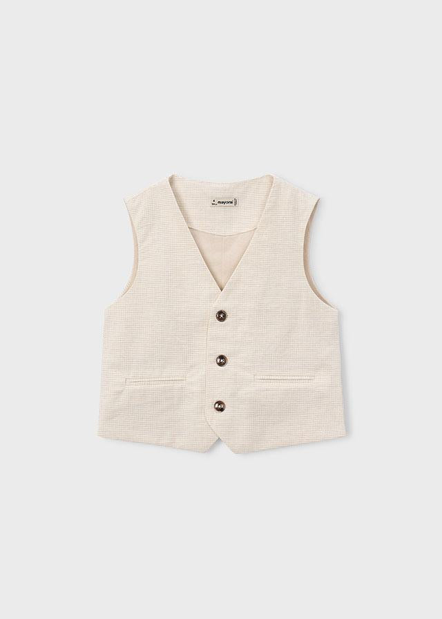 Gilet in lino bambino 