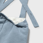 Completo pantaloncine e camicia con papillon neonato 