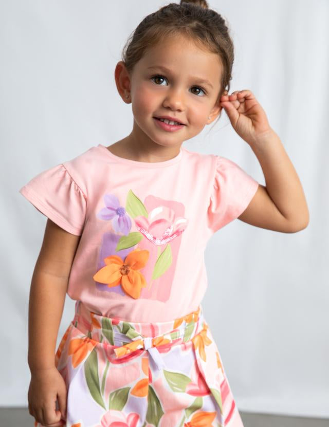 Maglietta manica corta bambina 