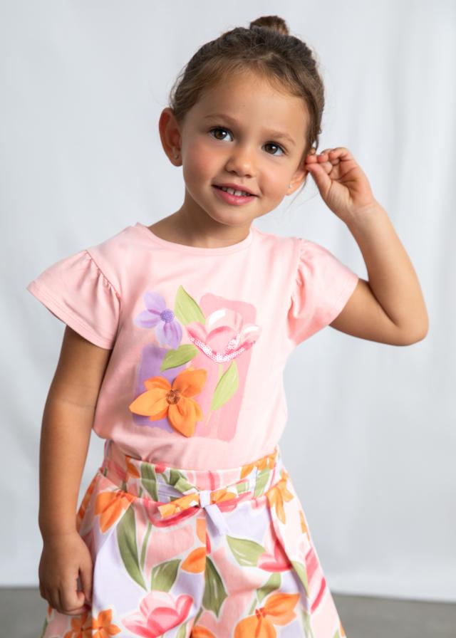 Maglietta manica corta bambina 