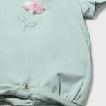 Set 2 pigiami corti ricamati neonata 