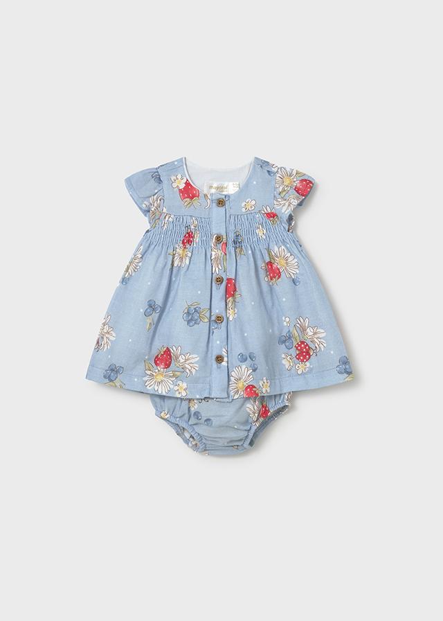 Vestito fragole neonata 