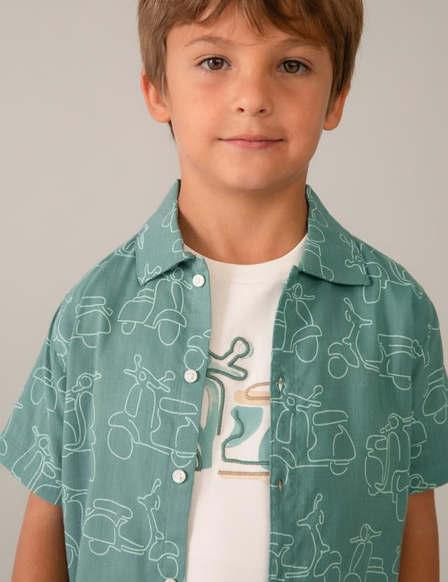 Camicia stampata bambino 