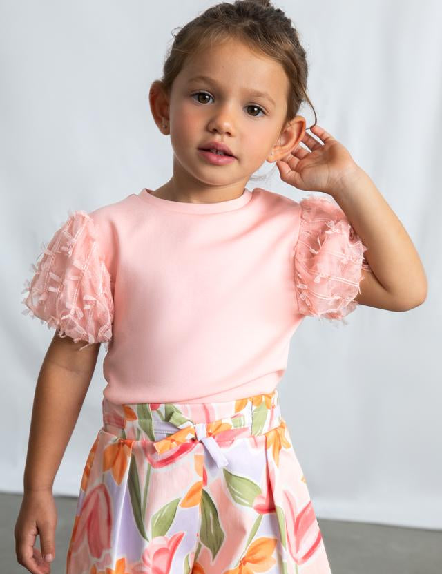 Maglietta tulle bambina 