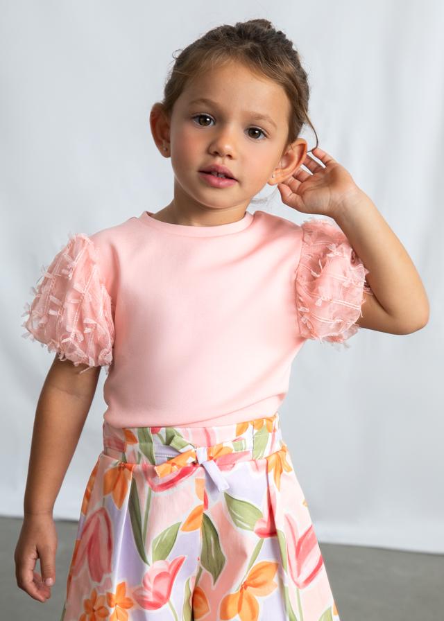Maglietta tulle bambina 