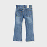 Jeans flare blue denim bambina 