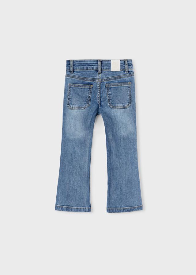 Jeans flare blue denim bambina 