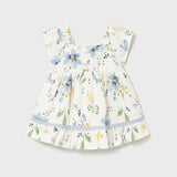 Vestito stampa floreale neonata 