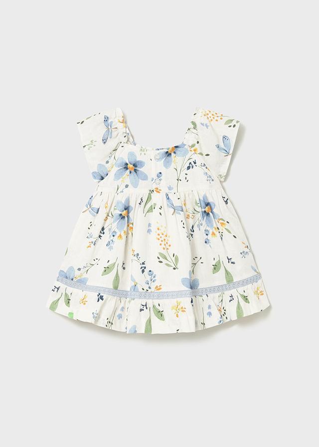 Vestito stampa floreale neonata 