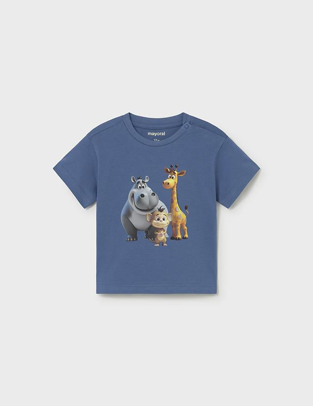 Maglietta animali neonato 