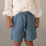 Bermuda jeans morbido bambino 