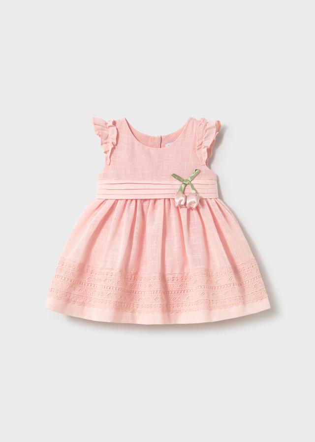 Vestito cinta guipur neonata 