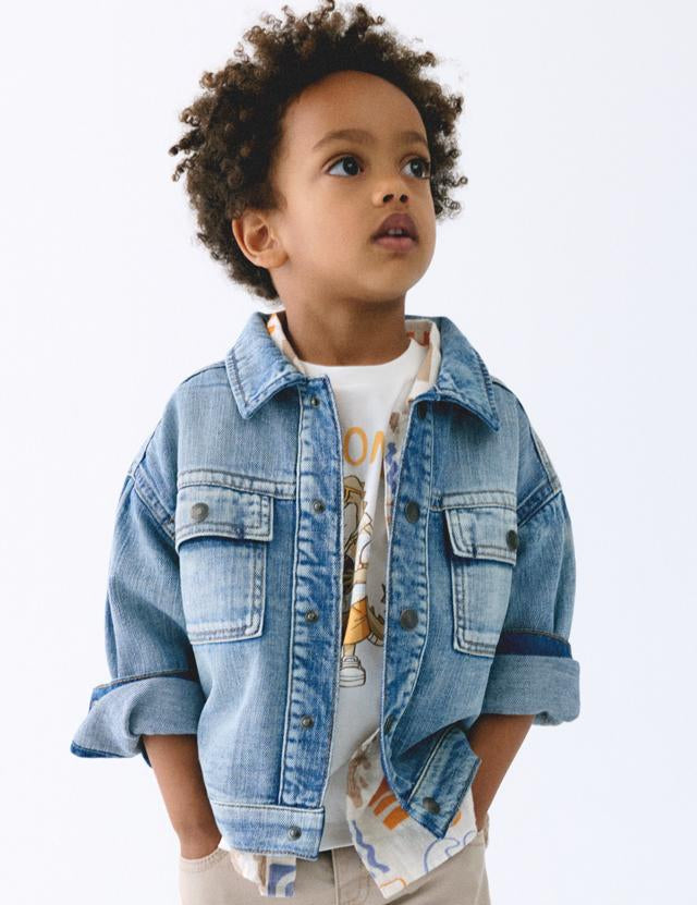 Giubbotto jeans bambino 