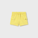 Bermuda in tuta per neonato giallo 