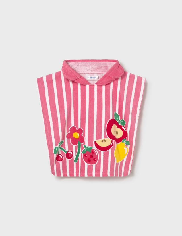 Asciugamano mare con cappuccio neonata 