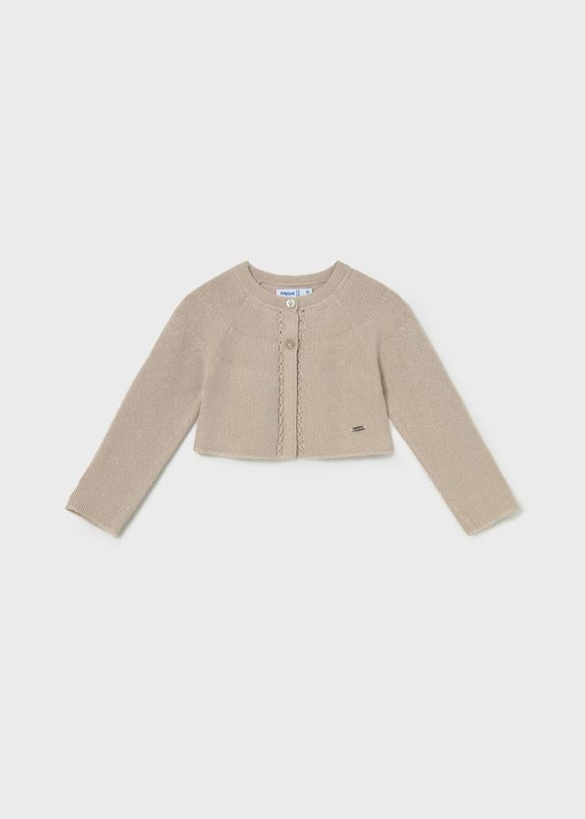 Cardigan basic tricot neonata 