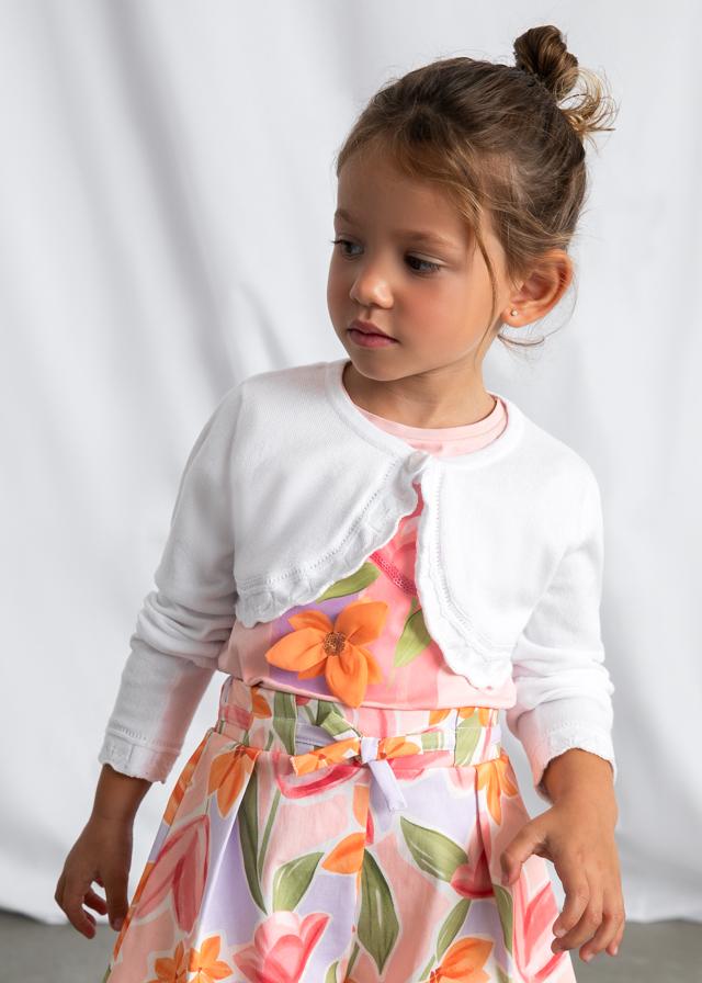 Cardigan tricot basic bambina 