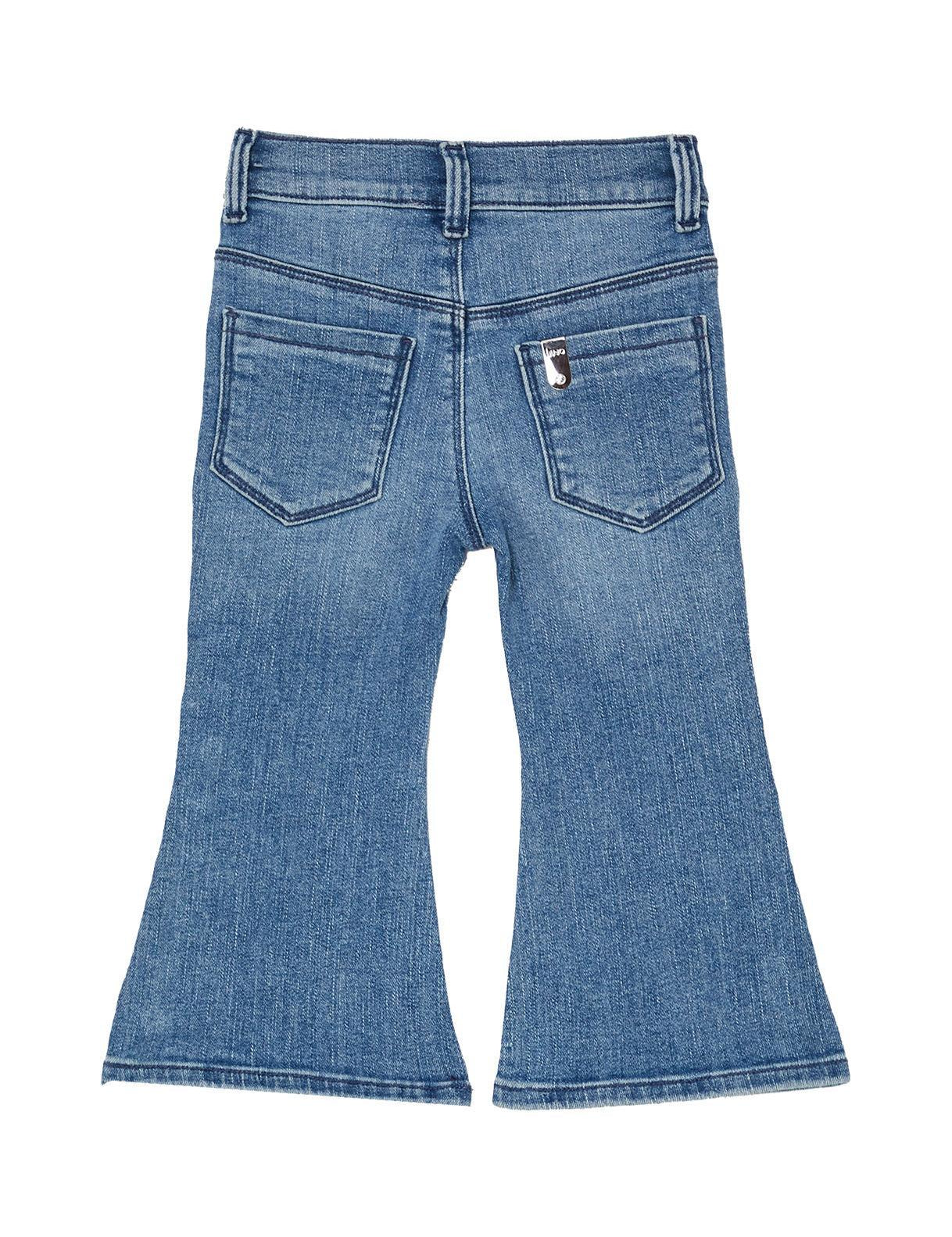 Jeans zampa con borchie bambina LiuJo 