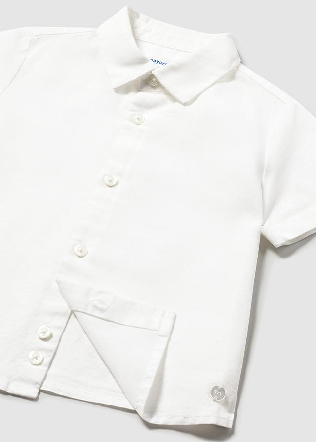 Camicia in lino neonato 