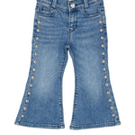 Jeans zampa con borchie bambina LiuJo 