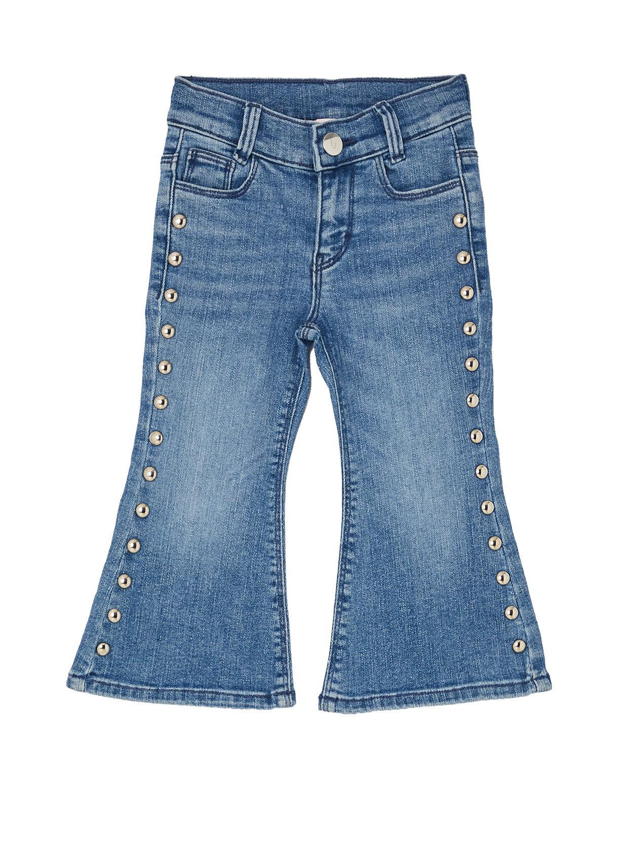 Jeans zampa con borchie bambina LiuJo 