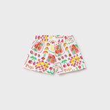 Pantaloncino punto stampato neonata 
