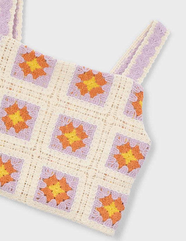 Top crochet bambina 