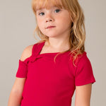 Maglietta asimmettrica bambina 