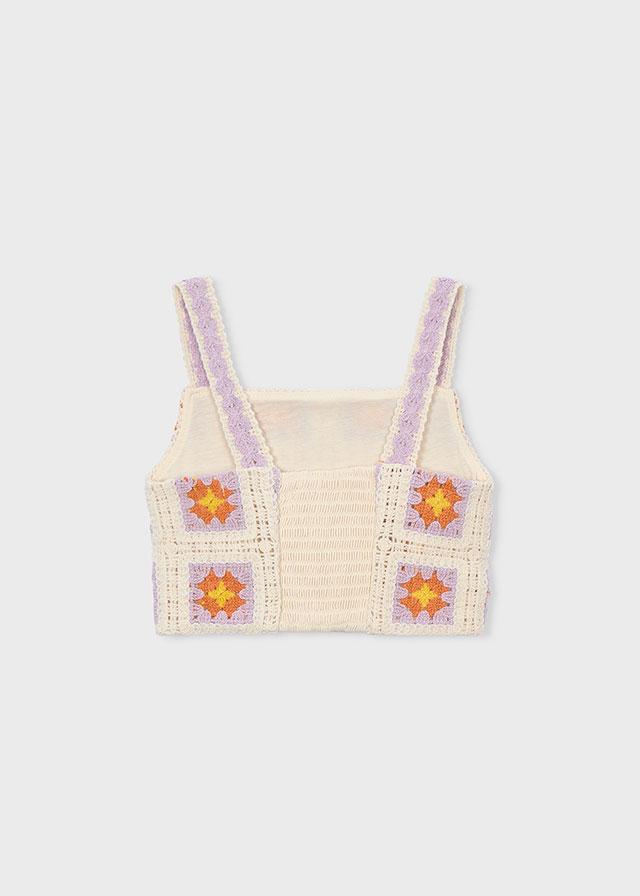 Top crochet bambina 