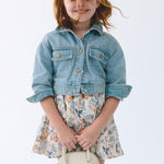 Giubbotto jeans bambina 