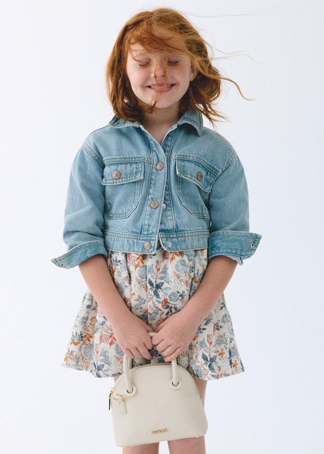 Giubbotto jeans bambina 
