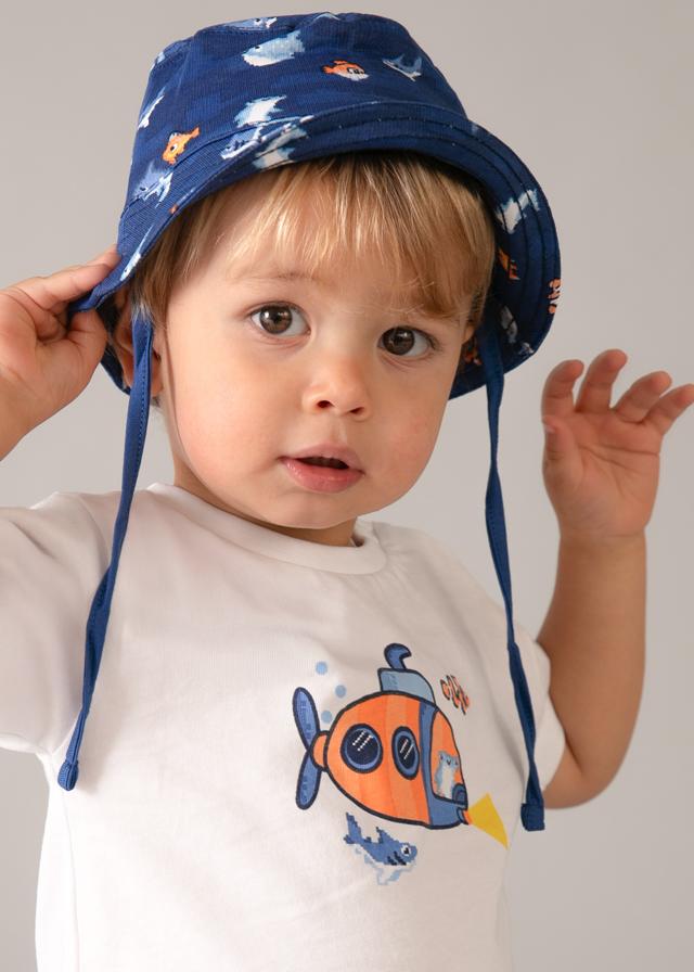 Completo in maglia 3 pezzi con cappello neonato 