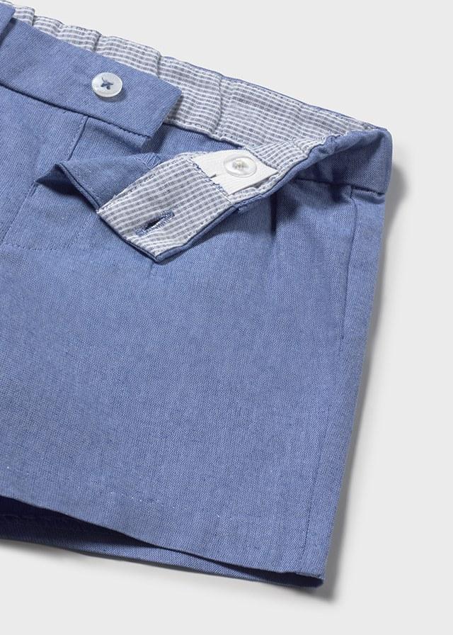 Bermuda in lino elegante neonato 