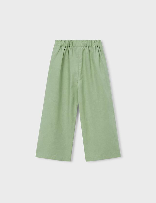 Pantalone fluido fondo ampio bambina 