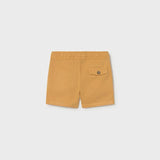Bermuda lino relaxed arancio 