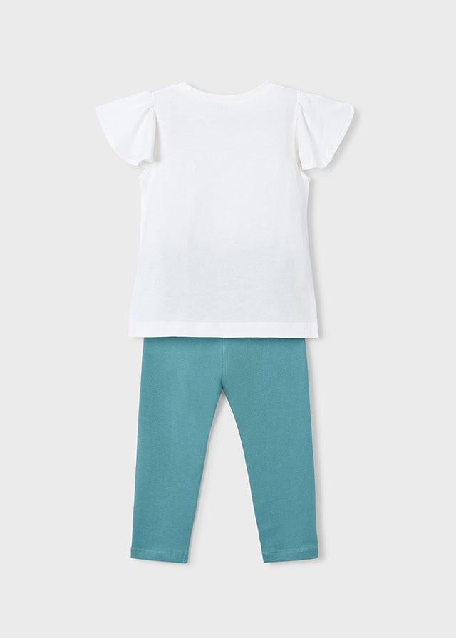 Completo leggings stampato 