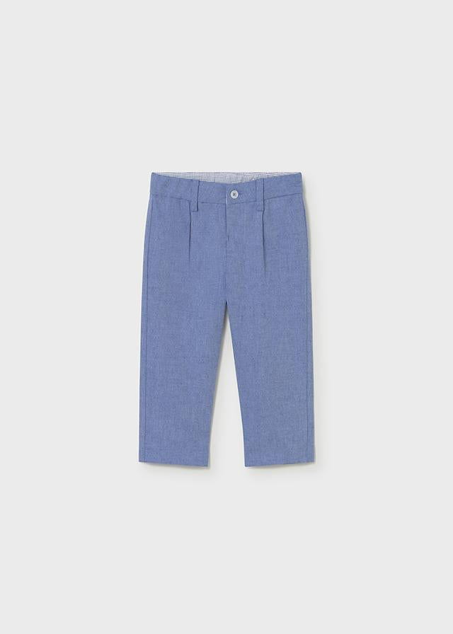 Pantalone lino elegante neonato 