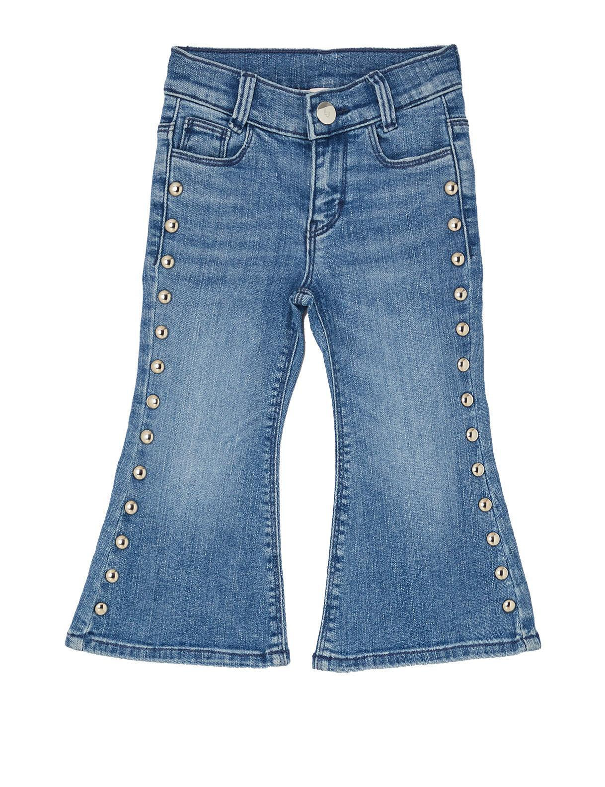 Jeans zampa con borchie bambina LiuJo 